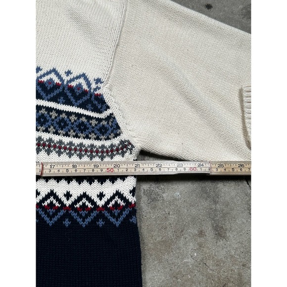 Vintage Dockers Aztec Pattern Henley Sweater - Picture 4 of 5